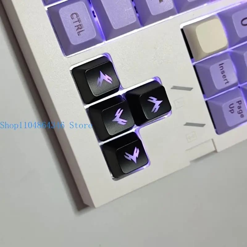 652F WASD/Direction Keycaps for Gaming Mechanical Keyboards ABS Backlit Keycap Set