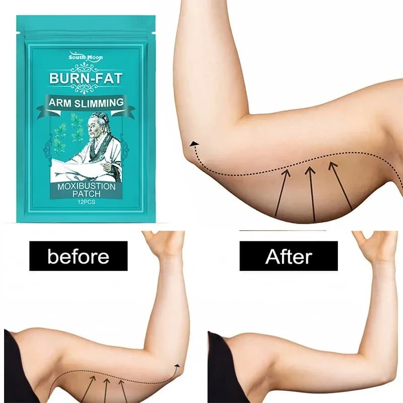 Thin Arm Patch Weight Loss Stickers Cellulite Removal Fat Burning Slimming Body Massage Shaping Care Herbal Plaster