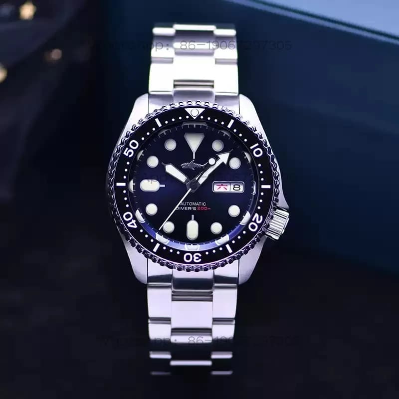 SKX007 Automatic Mechanical Waterproof Watch Men's Luminous Diving Sapphire
