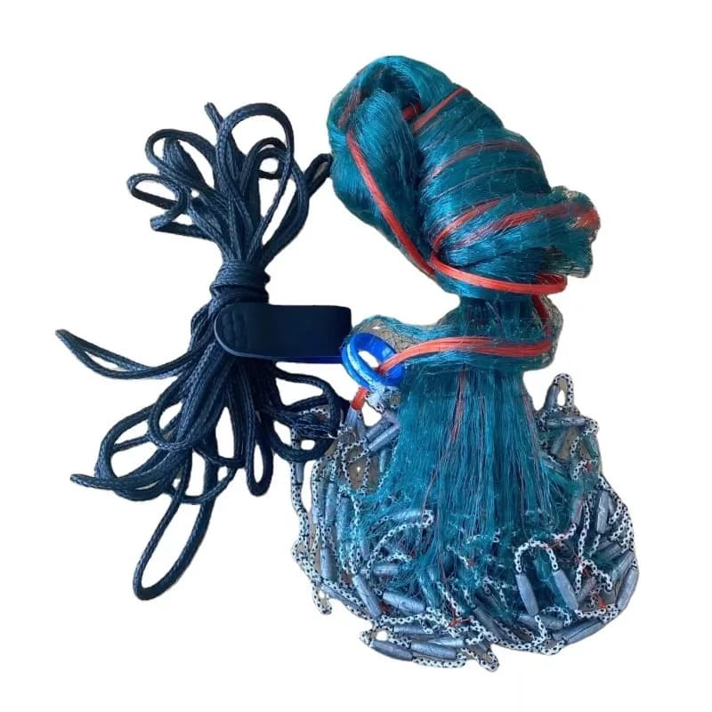 Hot Selling American Style Hand Thrown Net Lead Sinker Fishing Net Cast Net for Sale