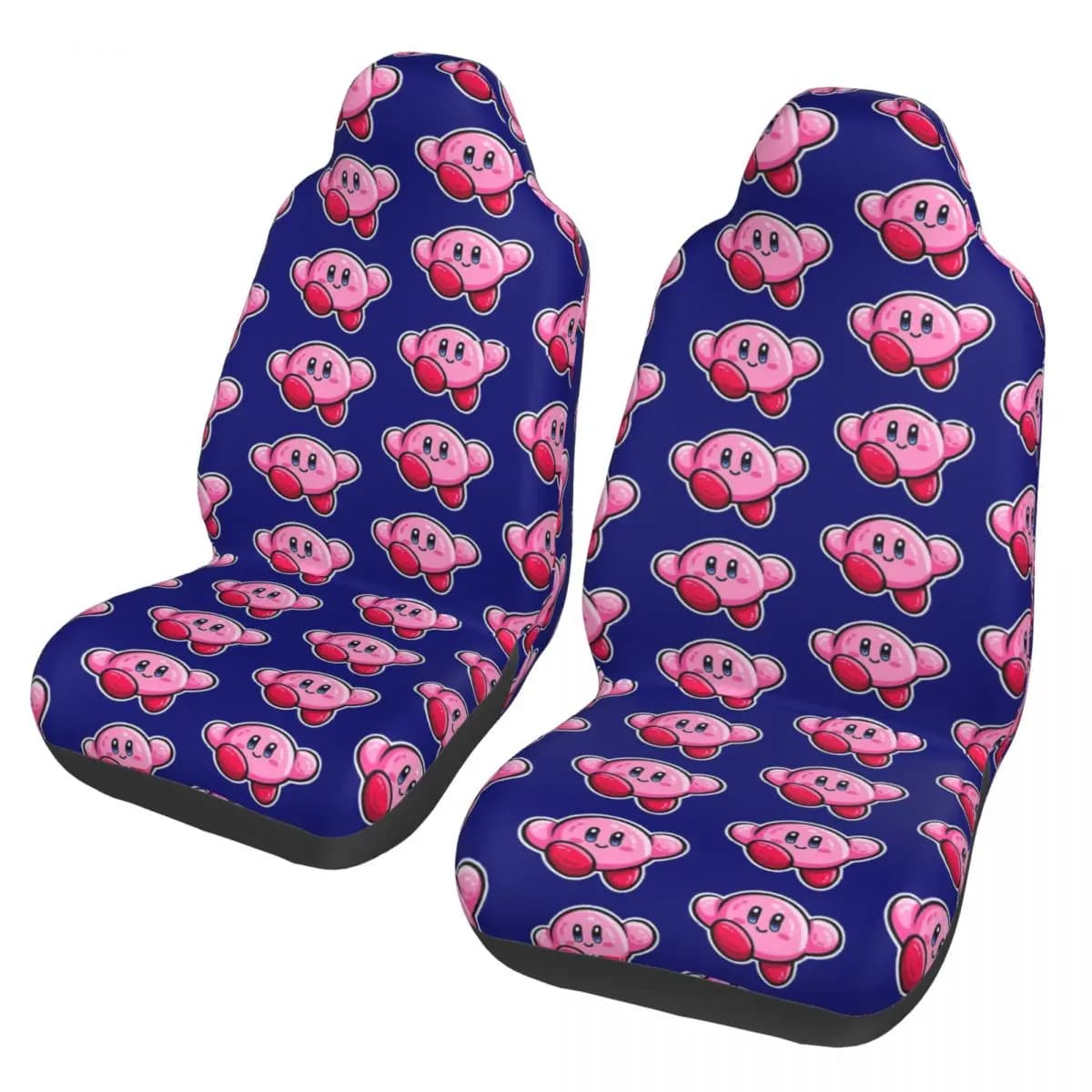 Universal Car Seat Cover Kawaii Cute Kirbys Four Seasons AUTOYOUTH Bearing / Fabric Seat Lining