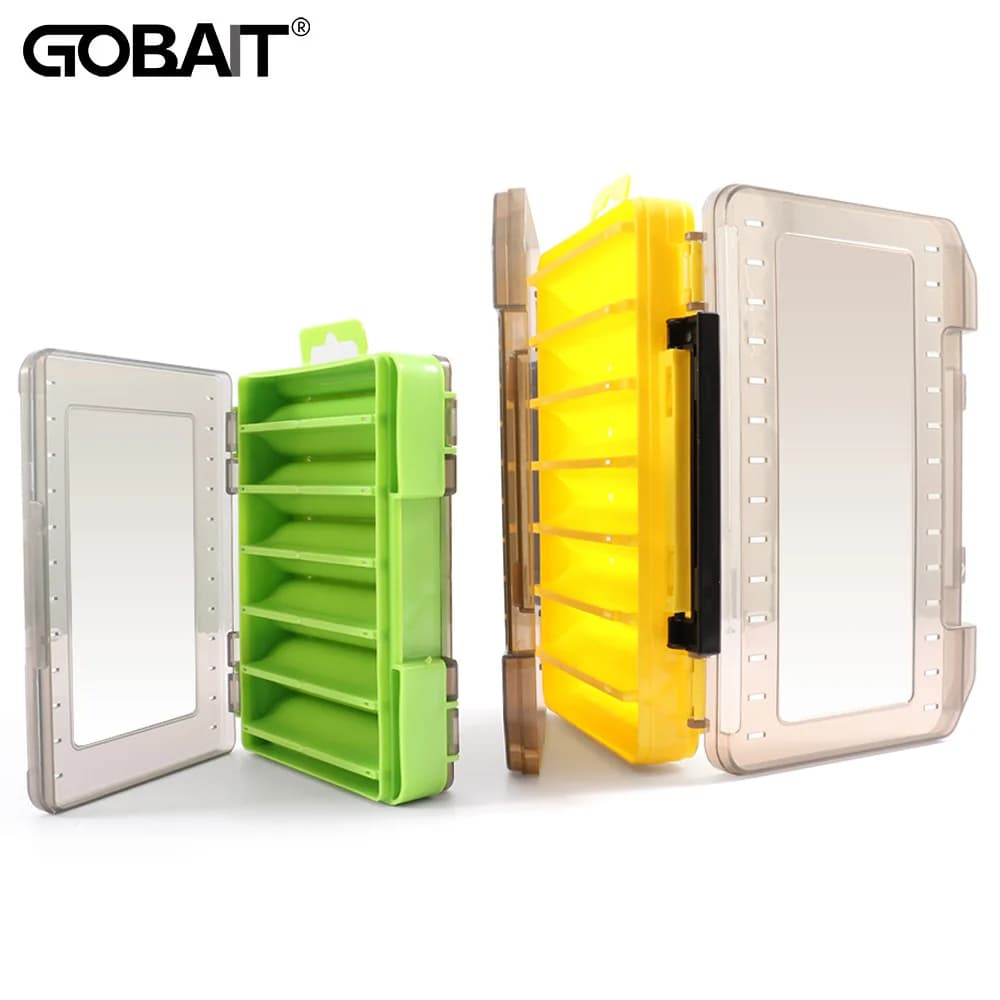Fishing bait boxes Equipment box Large storage compartments Double-sided open enclosures Container for baits Tool Accessories Set Fishing tool