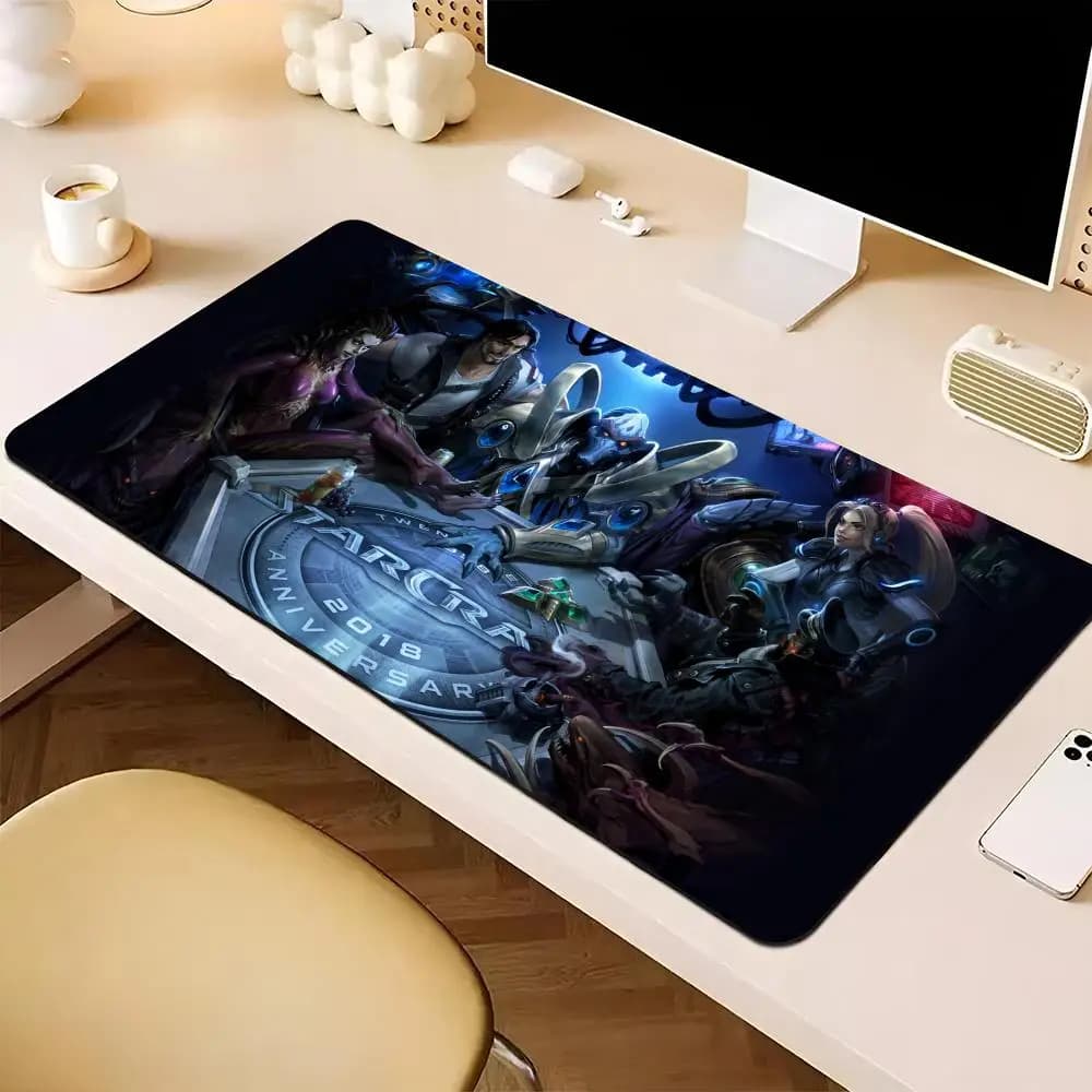 StarCraft Mouse Pad gioco teclado XXL Mouse Pad grande Computer Laptop tastiera antiscivolo tappetino per Mouse tappetino per Mouse