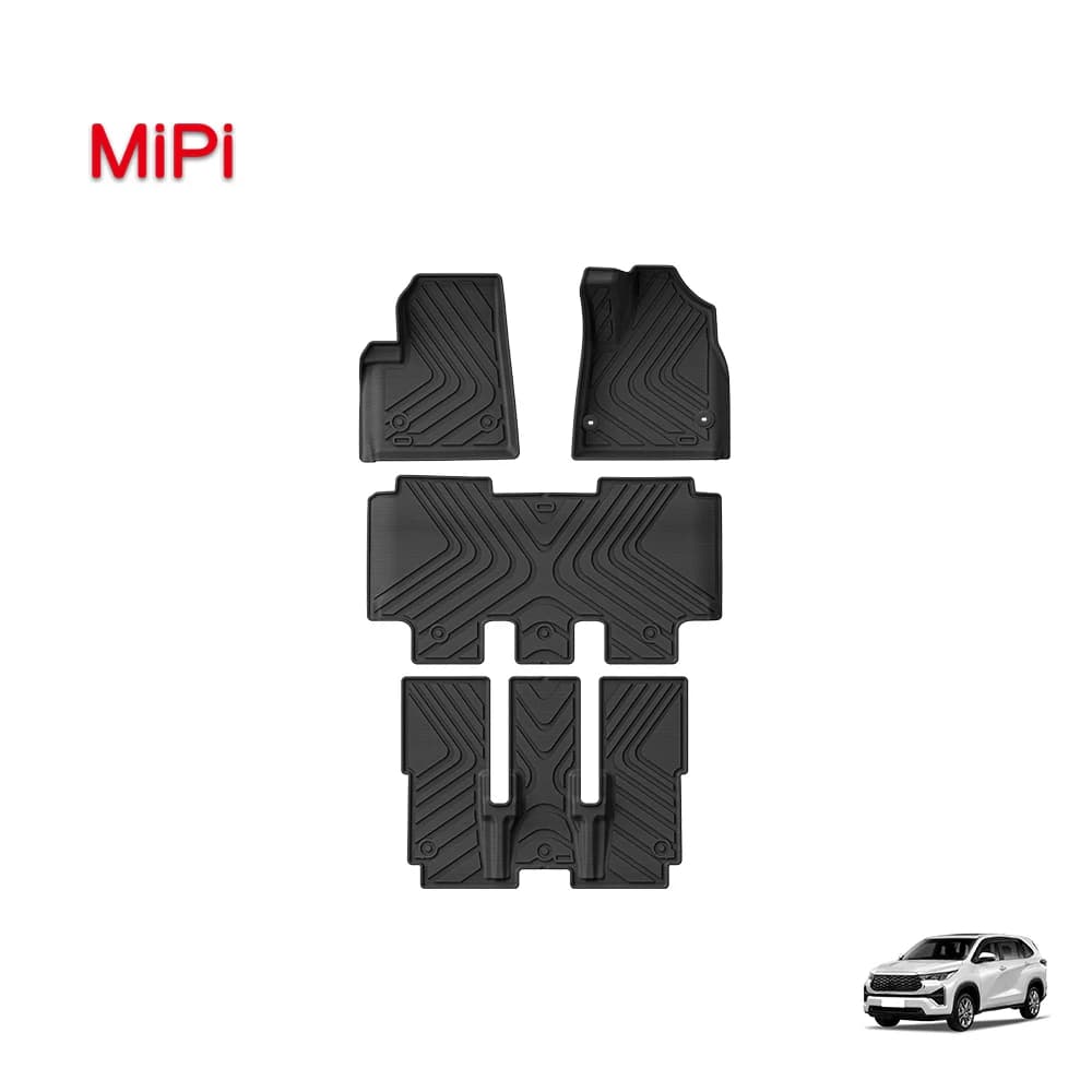 Tappetino per auto personalizzato 3D TPE Tappetini per auto antiscivolo impermeabili RHD per Toyota INNOVA ZENIX