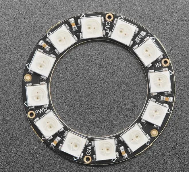 1643 NeoPixelRing - 12 RGB 5050 LEDs with integrated drivers