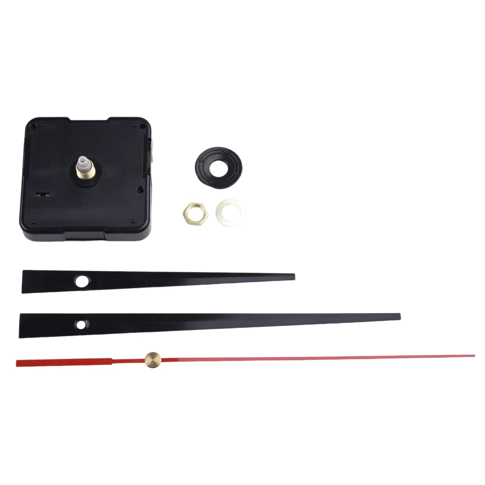 10 pcs. New Motor Mechanism Quartz Watch with Continuous Flow Movement and Black Wall Clock Accessories DIY 55x55x16mm