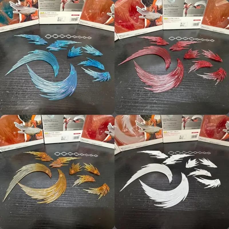 1/12 EFFECT Dragon Ball Anime Sword Slash Wind Blade Effect Parts Combat Special Effect Accessory For Action Figure Toy Gift