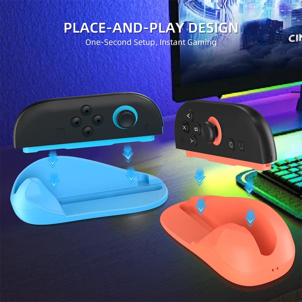 Supporto per Controller Sinistro e Destro (2 Pezzi) Resistente all'Usura, Custodia per Impugnatura di Gioco per Accessori NS2