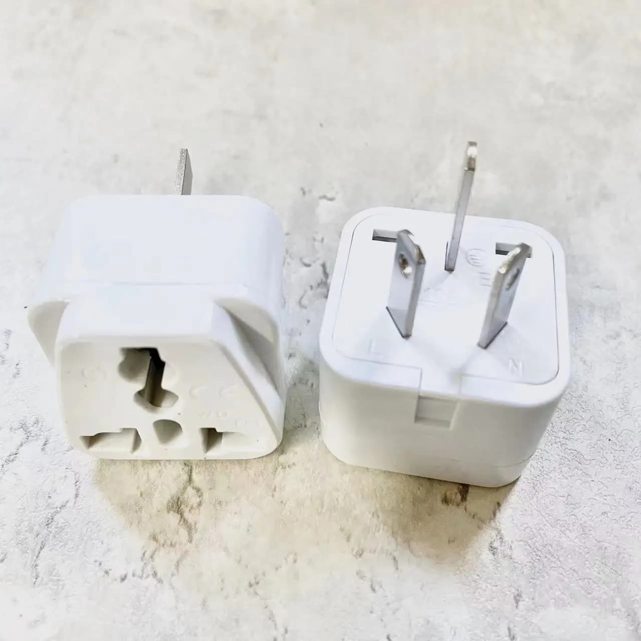 Australia New Zealand China Power Plug Adapter,AU Travel Adapter USA Grounded Outlet Universal Socket-Type IN- Argentina