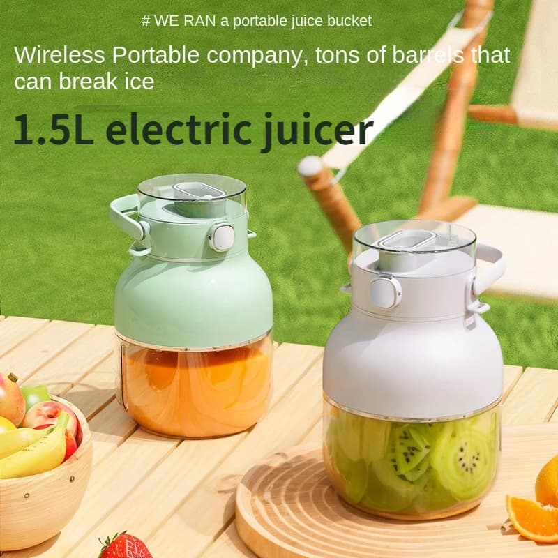 1.5L Electric Juice Cup Juicer Wall Breaking Machine family juicer completely automatic portable Ton Bucket water heater for outdoor sports