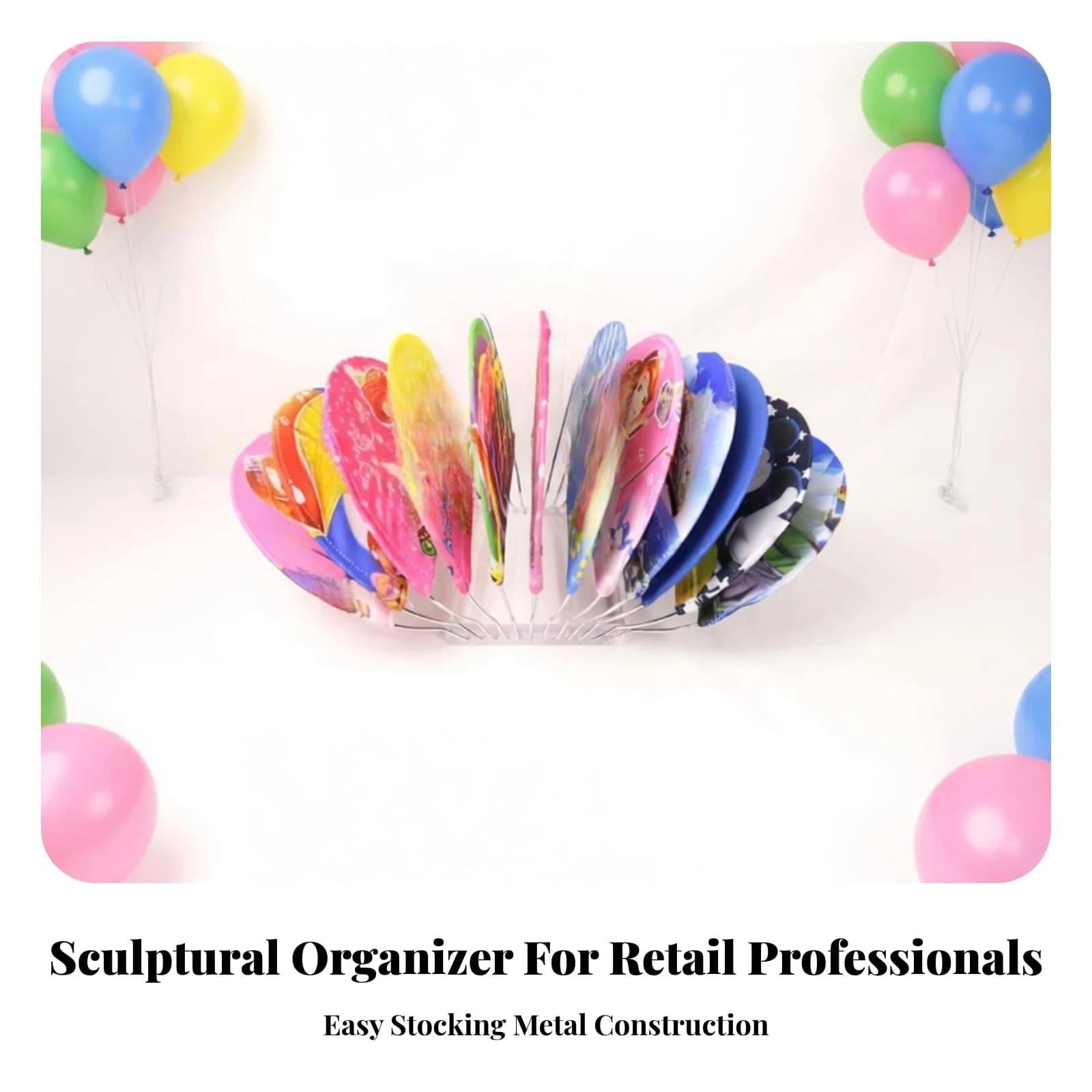 Swim Cap Display Rack Clear Swimming Cap Display Stand Space-Saving Sturdy for Retailers, Retail Stores, Showroom Shelves