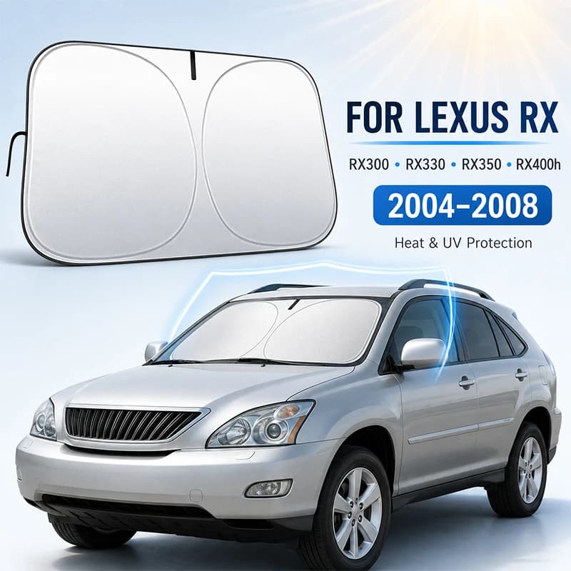 For Lexus RX RX300 RX330 RX350 RX400h 2004-2008 Car Window Sunshade Cover Sun Shade Windshield Visor Protector Windscreen