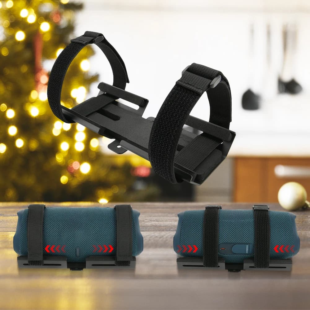 Metal Support for Speakers JBL Charge 3/4/5, Adjustable Strap for Wireless Speakers, Support for JBL Flip 4/5/6