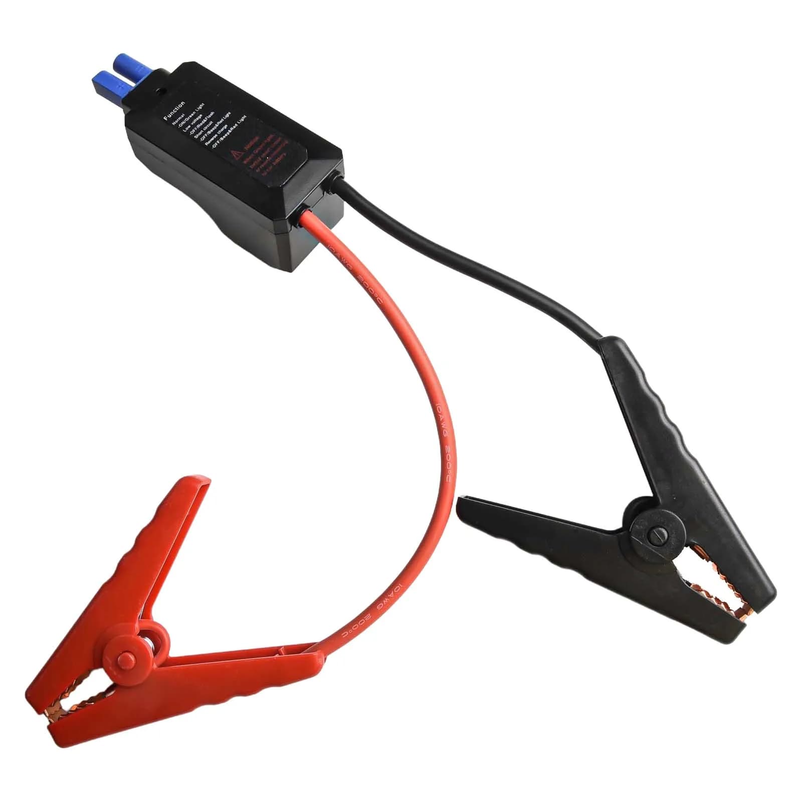 Clip di ricarica per auto 12V 500A con morsetto a coccodrillo per avviatore di emergenza Smart, previene la ricarica inversa e il cortocircuito