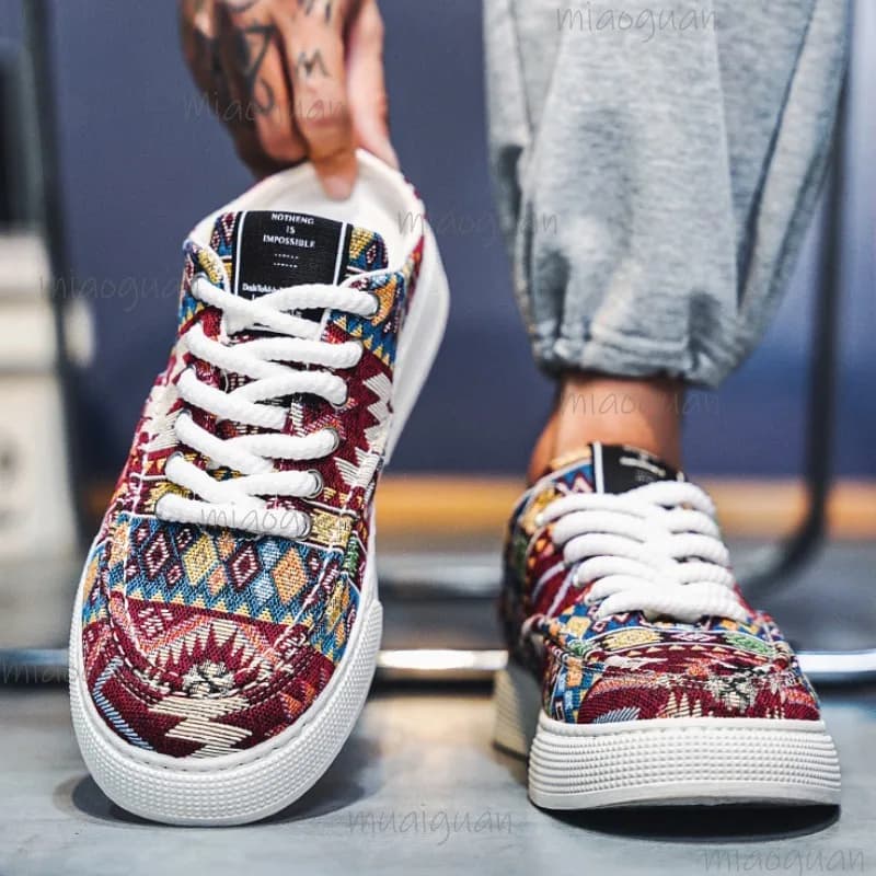 Scarpe di Tela alla Moda per Uomo, Ciabatte Casual Primaverili ed Estive, Taglia 39-44, Comode Sneakers Senza Tallone per Uomo, Pantufa