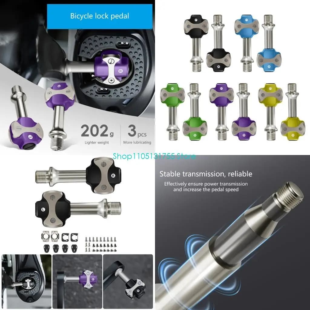 Lightweight aluminum alloy quick release pedals to improve cycling efficiency, high-strength aluminum alloy quick release pedals