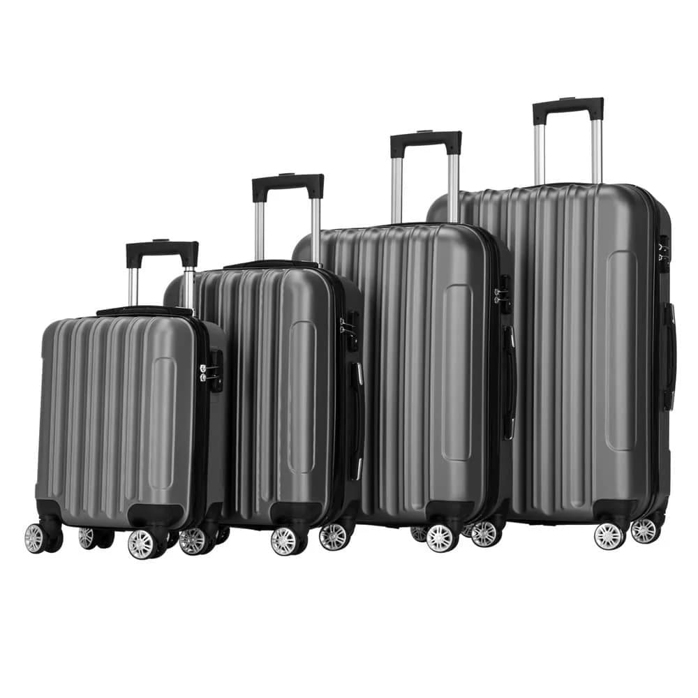4-In-1 Portable ABS Trolley Case Luggages Set 16 "/ 20" / 24" / 28"