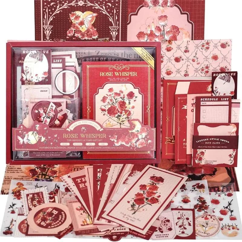 2025 Trend Scrapbooking Kit, Vintage Collection, Perfect For Bullet-Scrapbooking Materials, Planner DIY Art Crafts