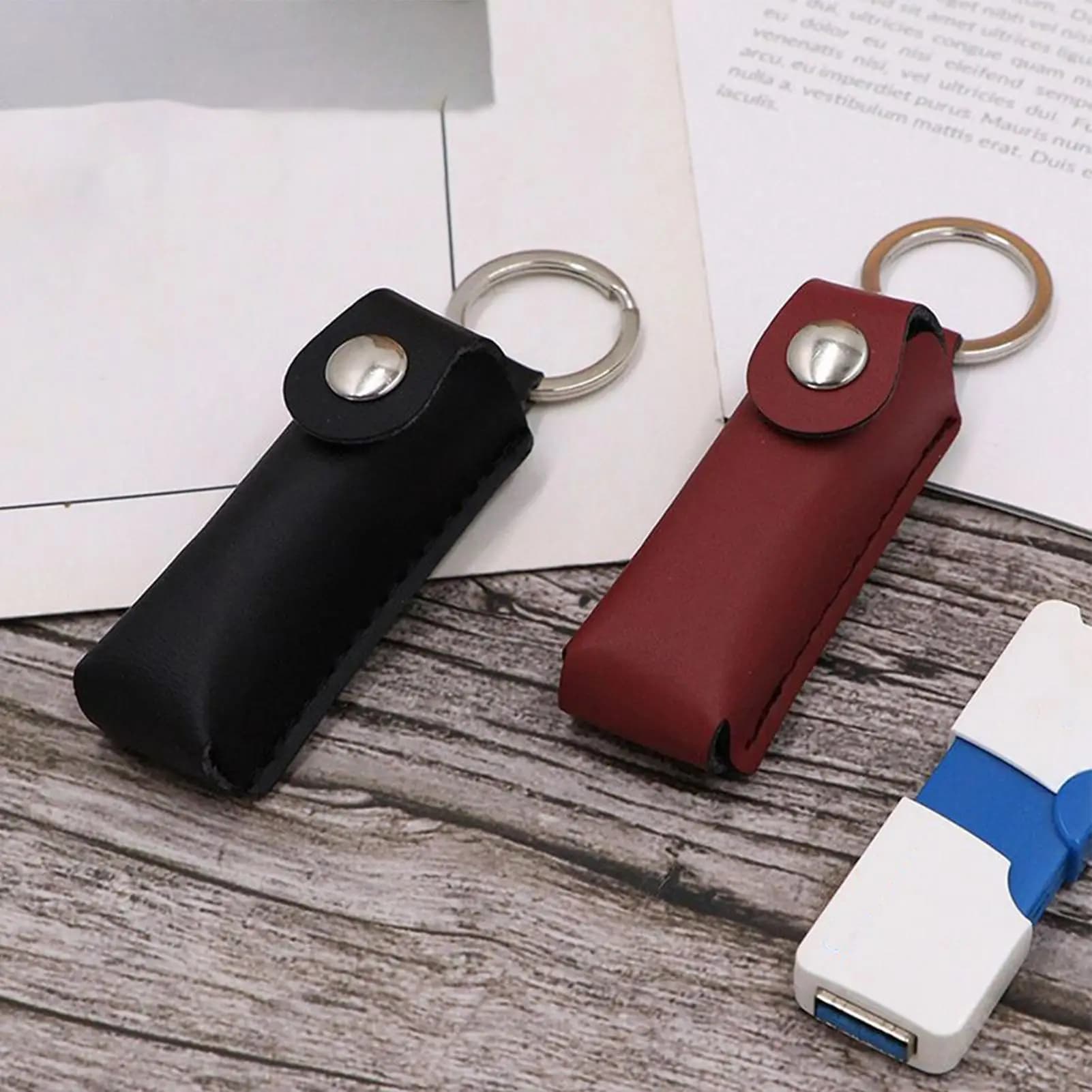 Supporto per chiavette USB, custodia anti-smarrimento per chiavette USB e lettore di schede, per fotografi e archiviazione desktop