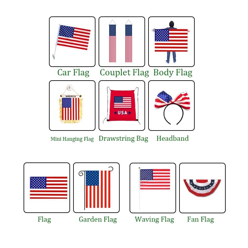 Bandiere Personalizzate per Tifosi di Calcio: USA, Canada, Messico, Coppa del Mondo, Squadre Europee, Spagna, Germania, Bandiere da Sventolare a Mano, Bandierine da Giardino