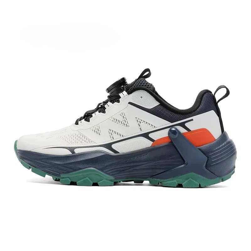 Scarpe da Trail Running da Uomo con Fibbia Rotante, Traspiranti in Mesh, Antiscivolo e Ammortizzate, per Escursionismo e Trekking Outdoor