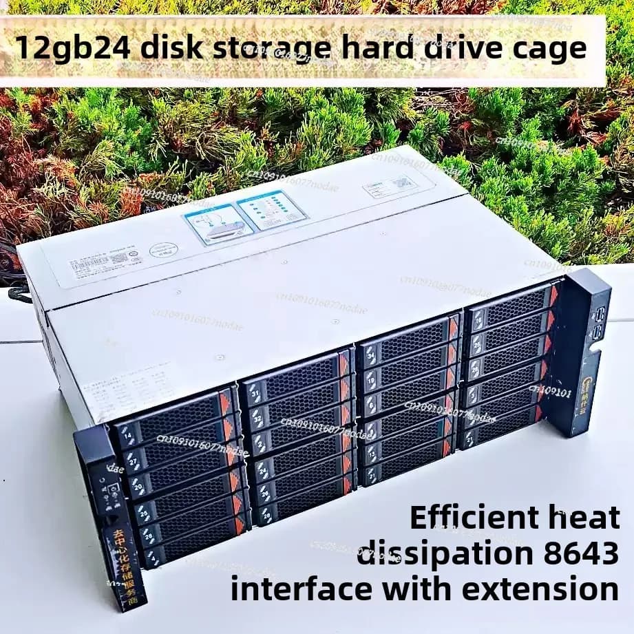 90% nuove slot per dischi da 12-24, custodia per gabbia per dischi rigidi da 3,5 pollici e 6-12 GB, chassis NAS sostituibile a caldo Synology