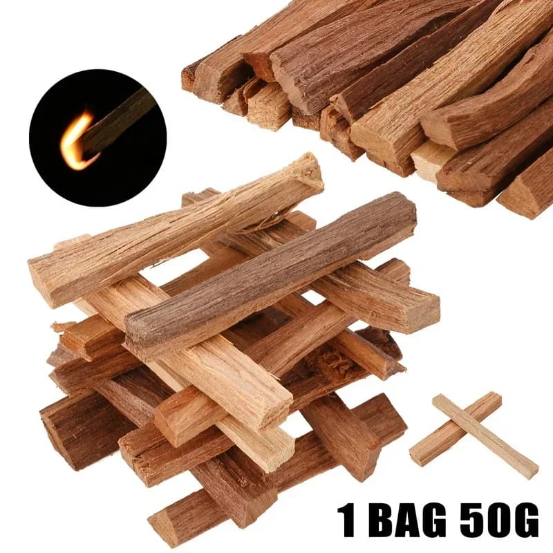 2 sacchetti di fragranza aromatica, sandalo, trucioli di legno, bastoncini di incenso in legno di sandalo, resina irregolare, artigianato fai da te