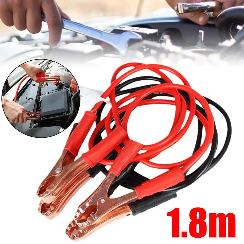 Clip per batteria per auto Cavo di salto per batteria 480G Clip a coccodrillo Cavo per batteria Avviatore di emergenza per auto con fascette per cavi Firewire 500A