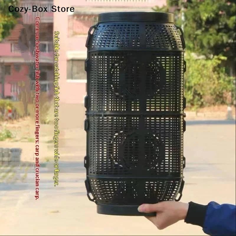 [ZY]Portable Fishing Bait Trap Eel Loach Trap Fishing Pot Lightweight Fish Net Cage Bait Trap Crab Cage Shrimp Crayfish Lobster