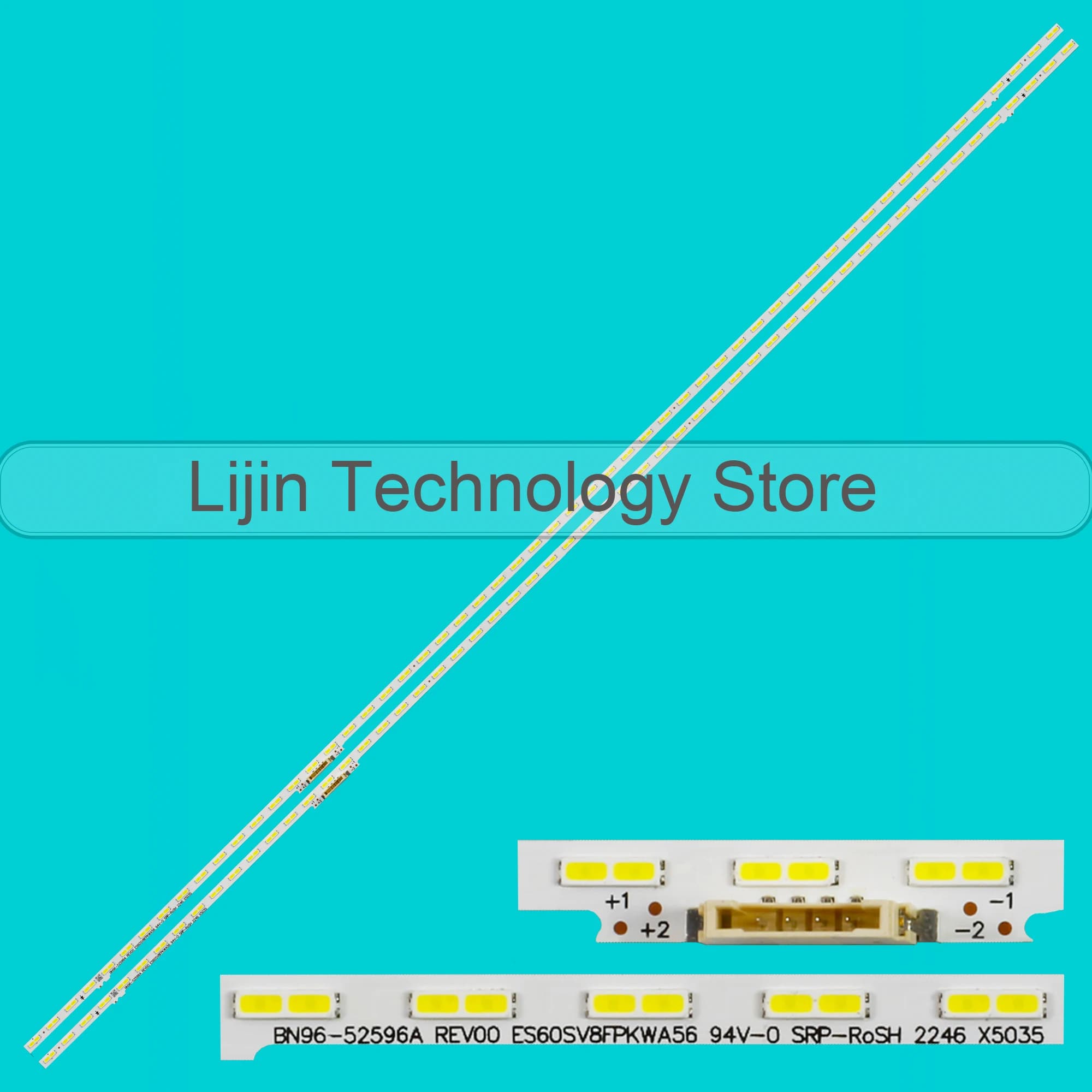 1/5/10 set striscia LED Per UN60AU8000G UN60AU8000 60AUBK 60AU8000 UE60AU8000 UA60AU8000 BN96-52596A ES60SV8FPKWA56