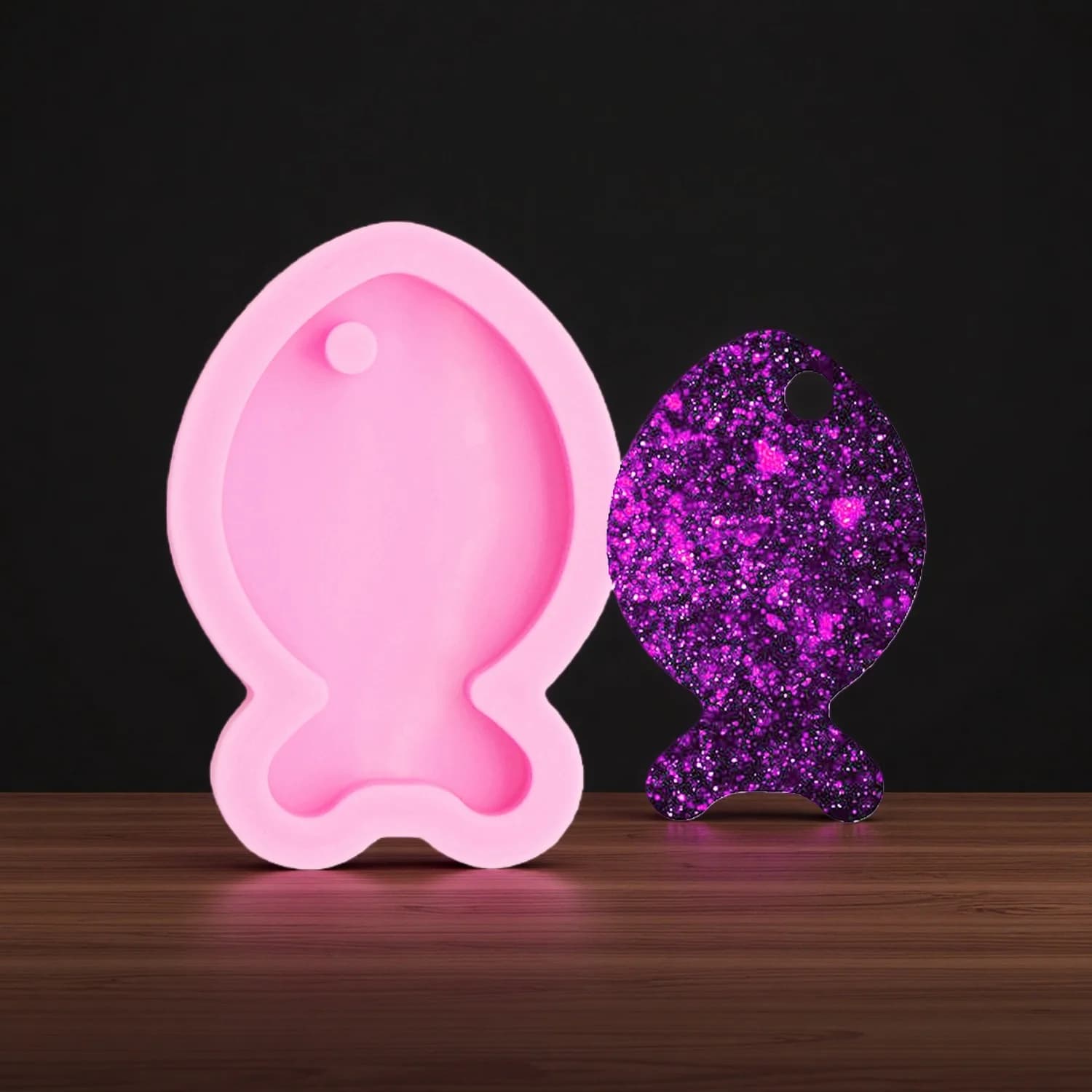 Sea Animal Epoxy Resin Mold for DIY Keychain Jewelry Casting Fish Turtle Penguin Stingray Craft Supplies