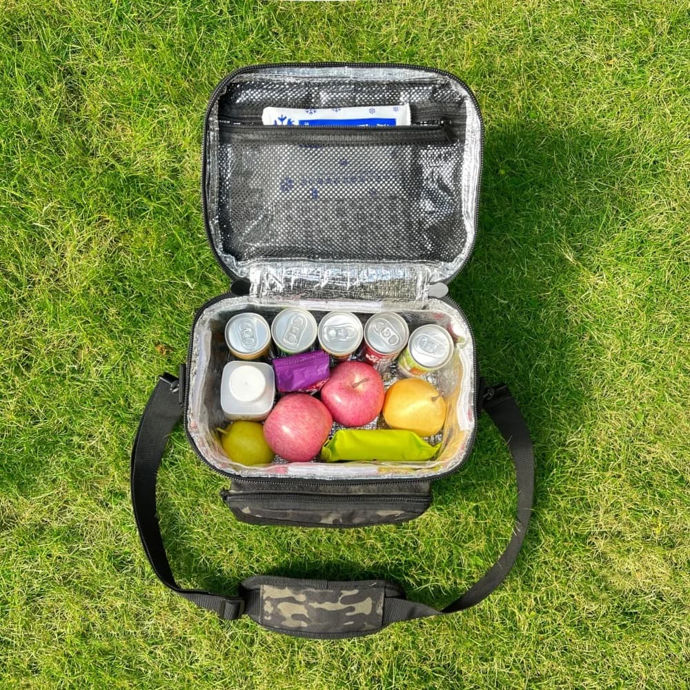 Insulated single shoulder large capacity outdoor picnic tactical refrigerated handbag, ice bag, lunch box bag, lunch bag
