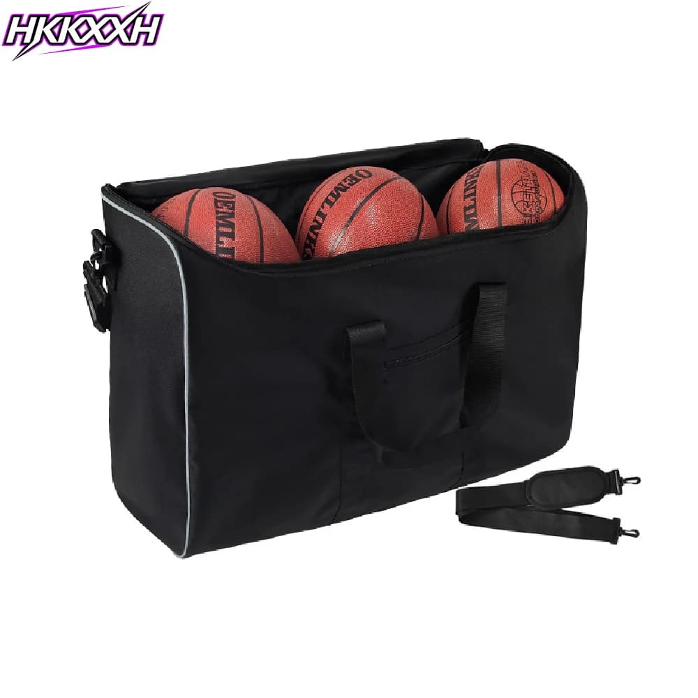 1PCS Shoulder Bag Basketball Carrier Bag Holds up to 6 Basketballs Volleyball Bag Football Bag for Game Team Practice