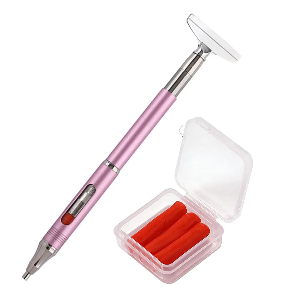 Diamond Art 5D Pens DIY, rechargeable and rotating wax glue applicator, tools for nail art and diamond art, with wax application pen