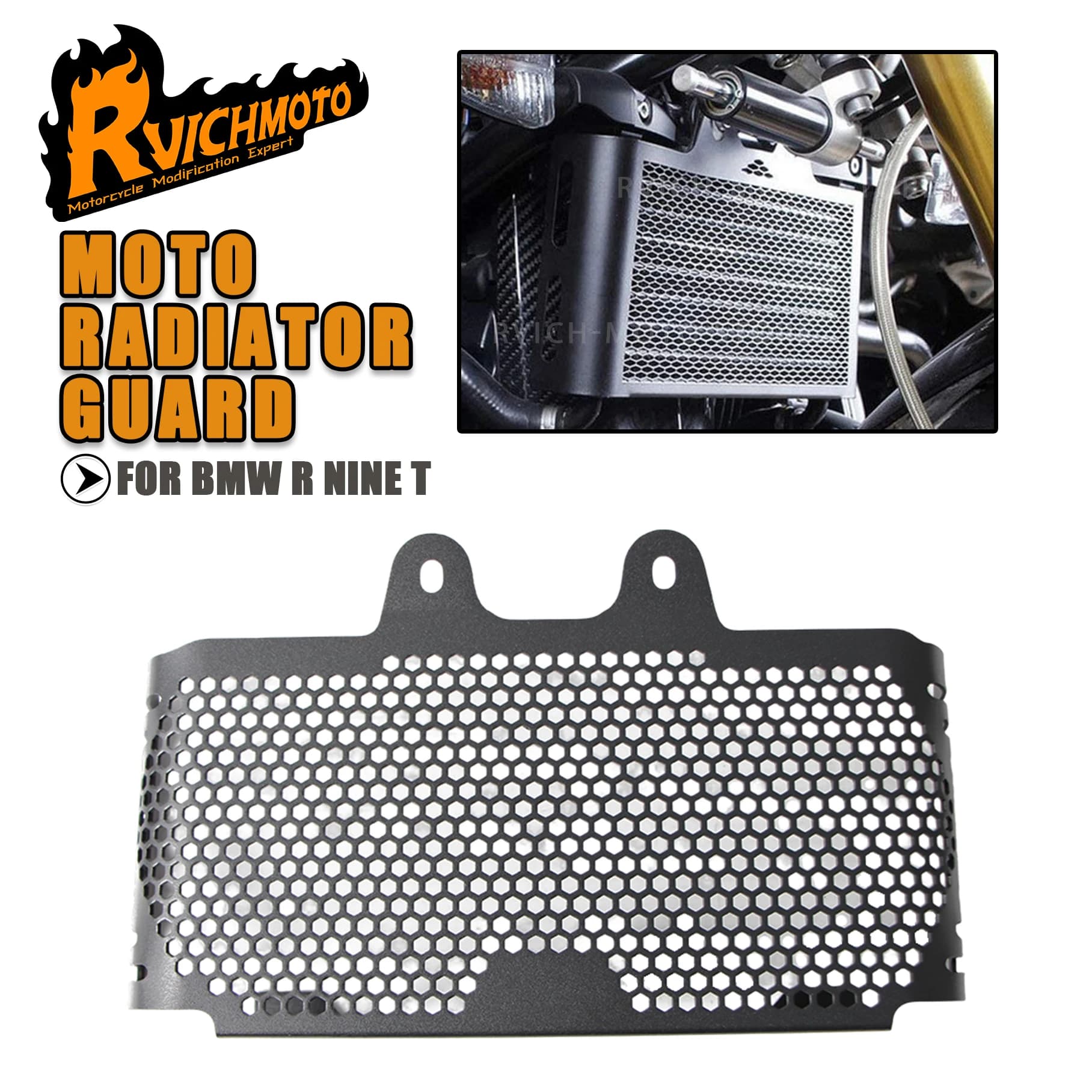 Griglia di Protezione per Radiatore Moto R9T, Copertura Protettiva in Alluminio per BMW R NINE T 9T Urban GS Racer Scrambler Pure