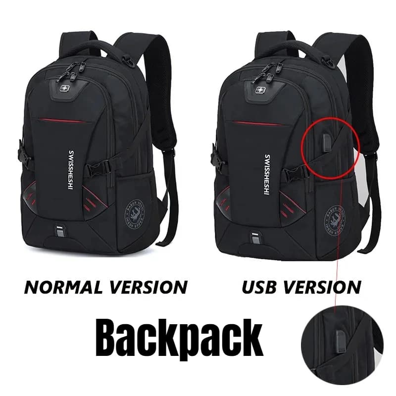 Laptop Backpack 17 Inch USB Charging Waterproof Anti-Theft Business Travel Casual School Bag for Men
