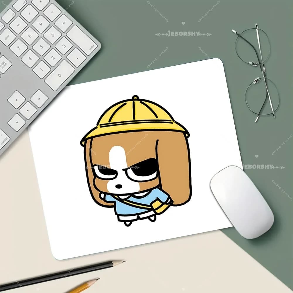 Simpatico Tappetino per Mouse da Gaming con Cartone Animato di Cane Studente, Antiscivolo, Regalo