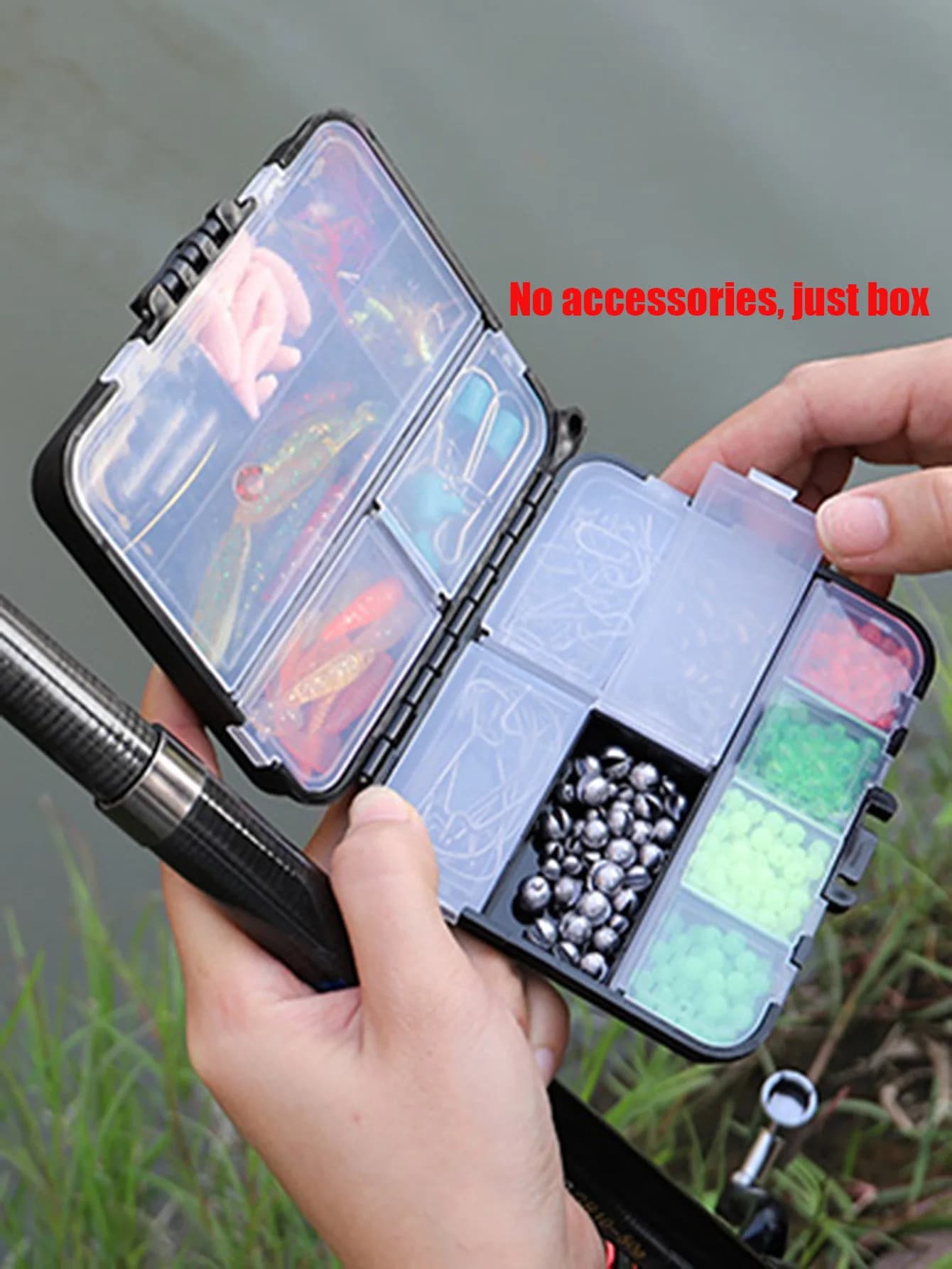 Small Tackle Box Organizer Mini Tackle Boxes Plastic Fishing Organizer Tackle Storage Containers Kayak Fly Boxes