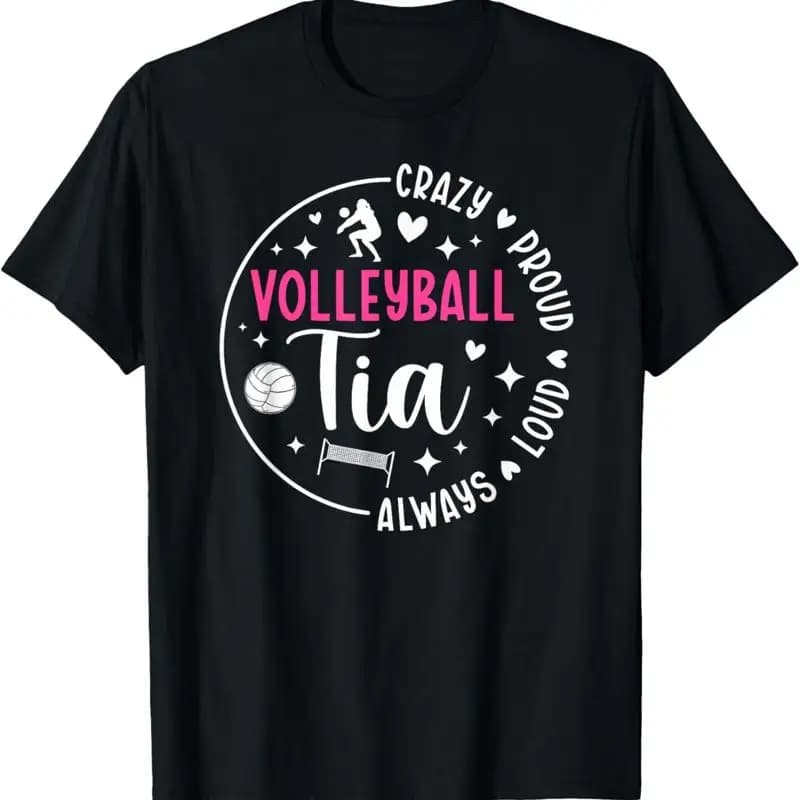 Maglietta da pallavolo Crazy Proud di Tia di un giocatore