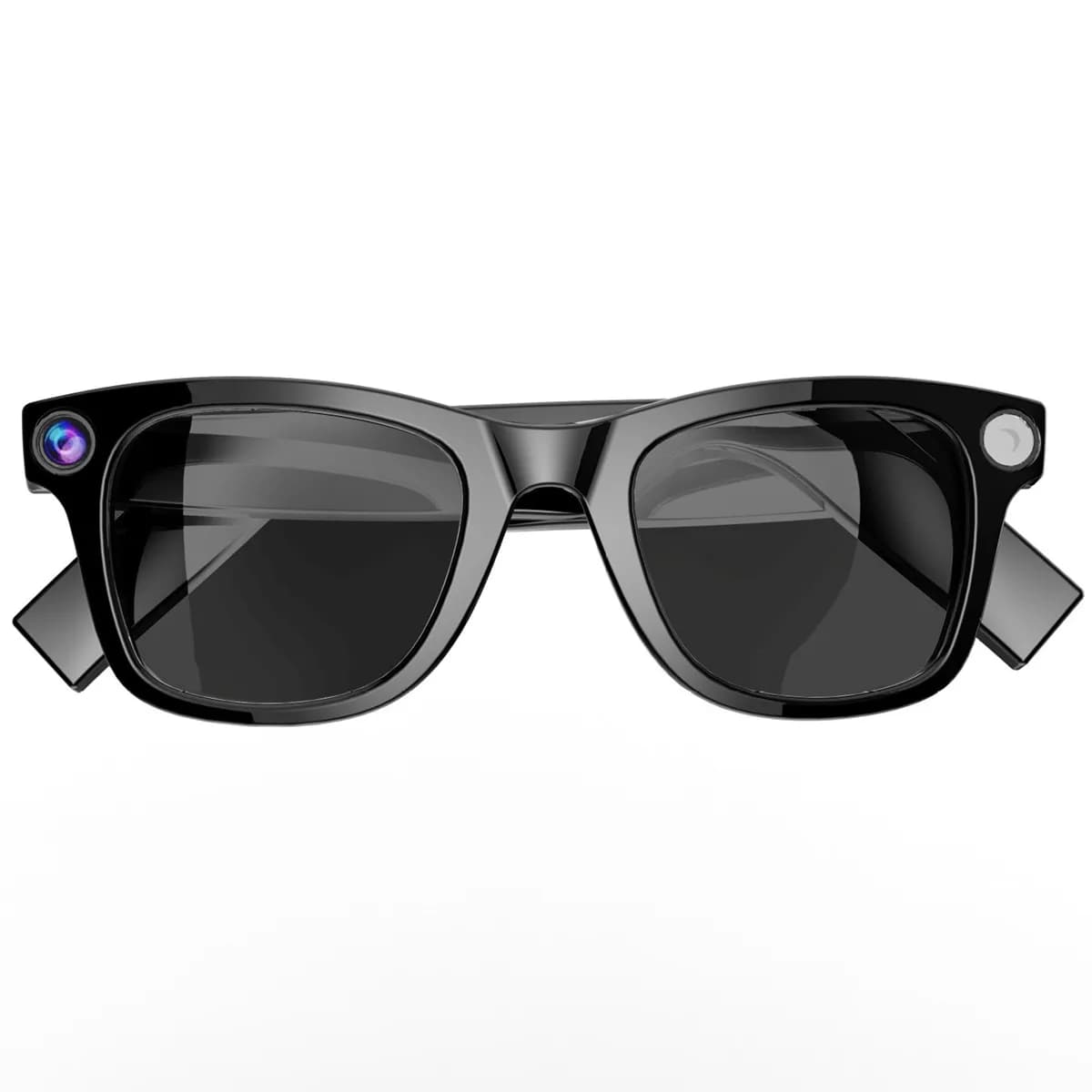 Occhiali Smart VCR per Esterni con Chiamata Bluetooth, Lettore Musicale, Dialogo Vocale AI, Registrazione HD, Fotocamera, Traduttore Video Sportivo, Occhiali da Sole