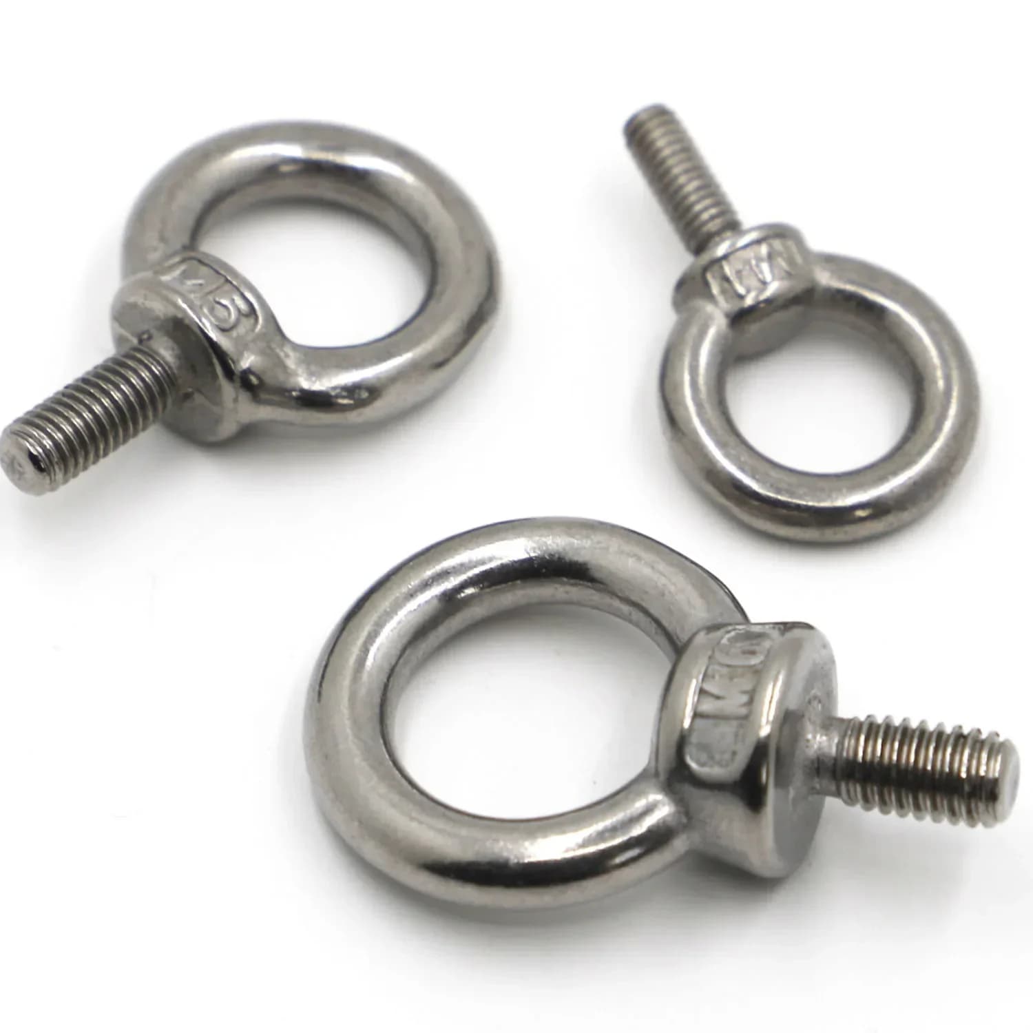 M3 M4 M5 M6 M8 M10 M12 Viti a occhiello di sollevamento marine in acciaio inossidabile 304 Foro ad anello per cavo Corda Bullone ad occhiello DIN580