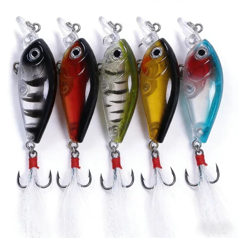 Artificial Esca Mini Rock Micro Lure 6CM 3.5G Universal for Freshwater and Salt, Special for Spigola and Pargo Rosso, New Esca Dura
