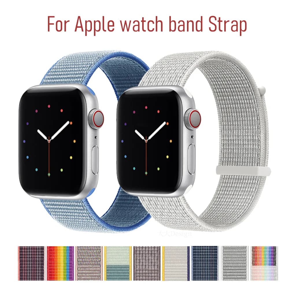 Cinturino in nylon per cinturino Apple Watch Ultra-2 49mm 41-40mm Bracciale sportivo orgoglio Cinturini iwatch Series10 6 5 4 3 9 8 se 7 44mm 45mm