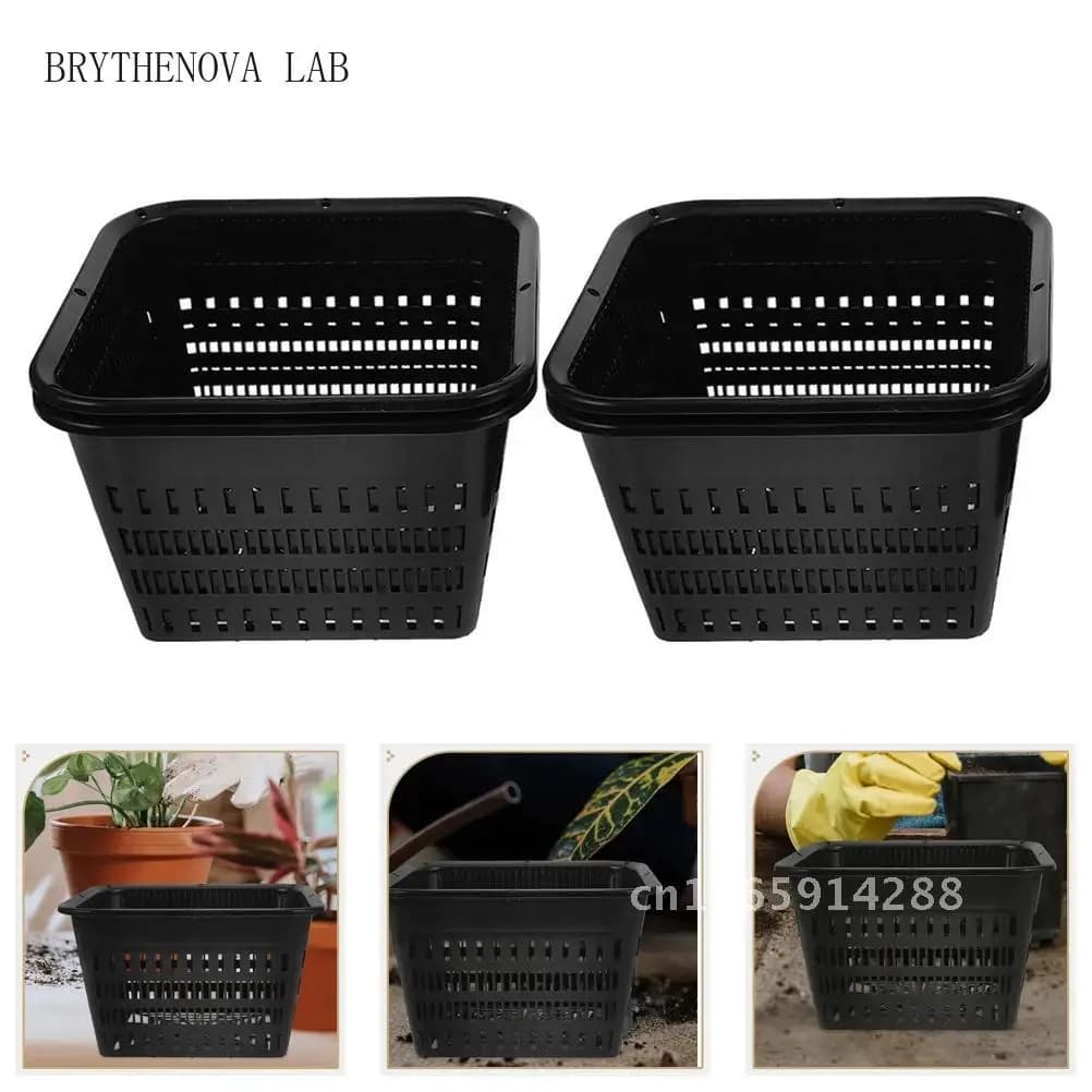 8 Pcs Aquatic Plant Basket Pond Baskets Pot Planter Hydroponic Vegetable