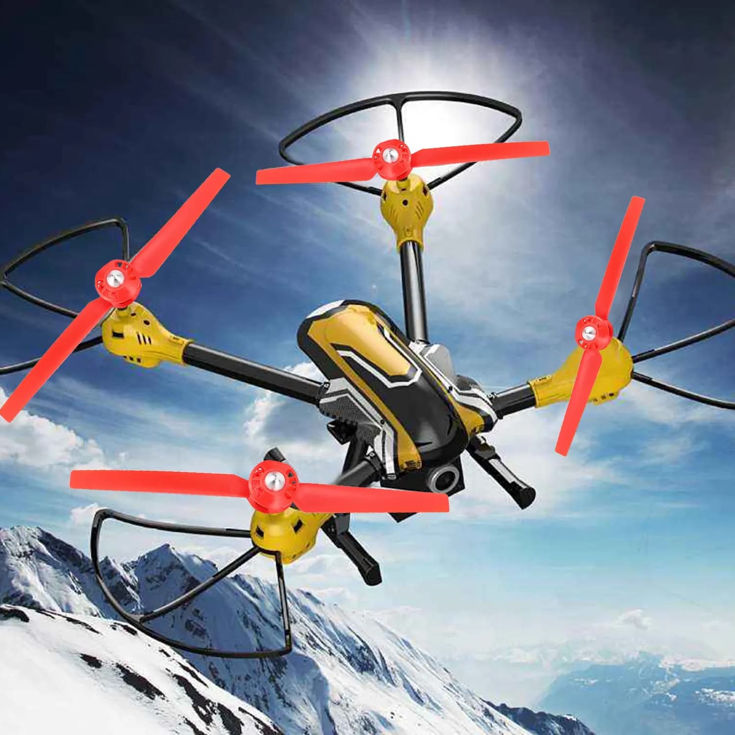 A93PHOT! Eliche di ricambio a sgancio rapido con blocco automatico per drone Yuneec Q500 Typhoon 4K, 8 pezzi