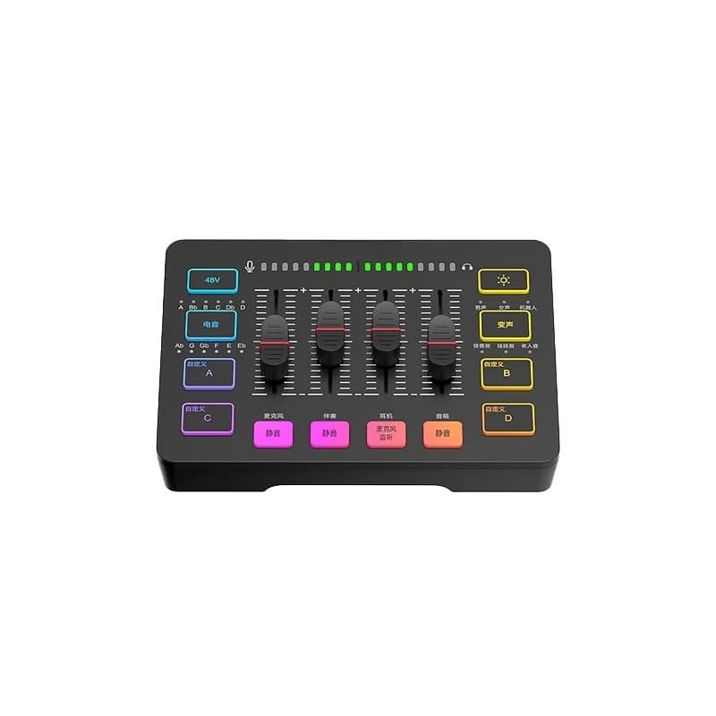 Gioco LIVE attrezzatura set completo di microfono per scheda audio esterna USB