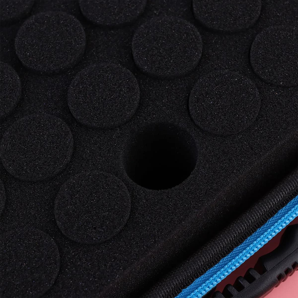 15Ml Essential Oil Storage Bag Premium Polyester Travel Organizer with Zipper Shockproof Drop Proof Portable Handle for 15Ml
