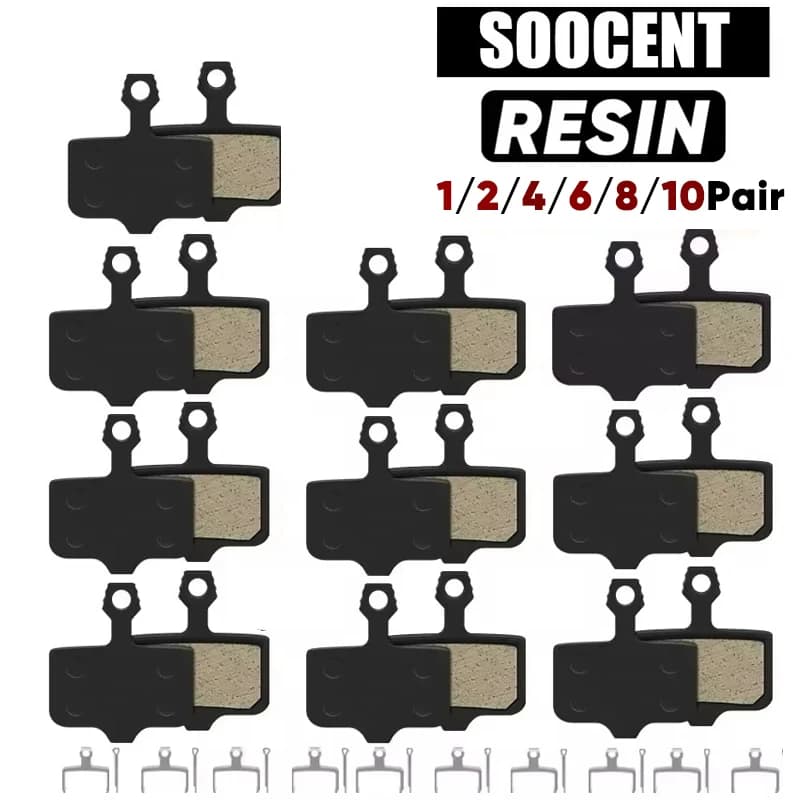 1/2/4/6/8/10 Pairs Resin Disc MTB Bike Hydraulic Brake Pads for Shimano xt M445 355 395 Magura Bicycle Parts Cycling Brake Pads