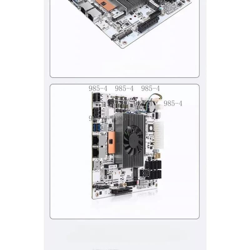 Dual M.2 8 SATA NAS Mainboard DDR4 Support Home Office Storage 8 Bay