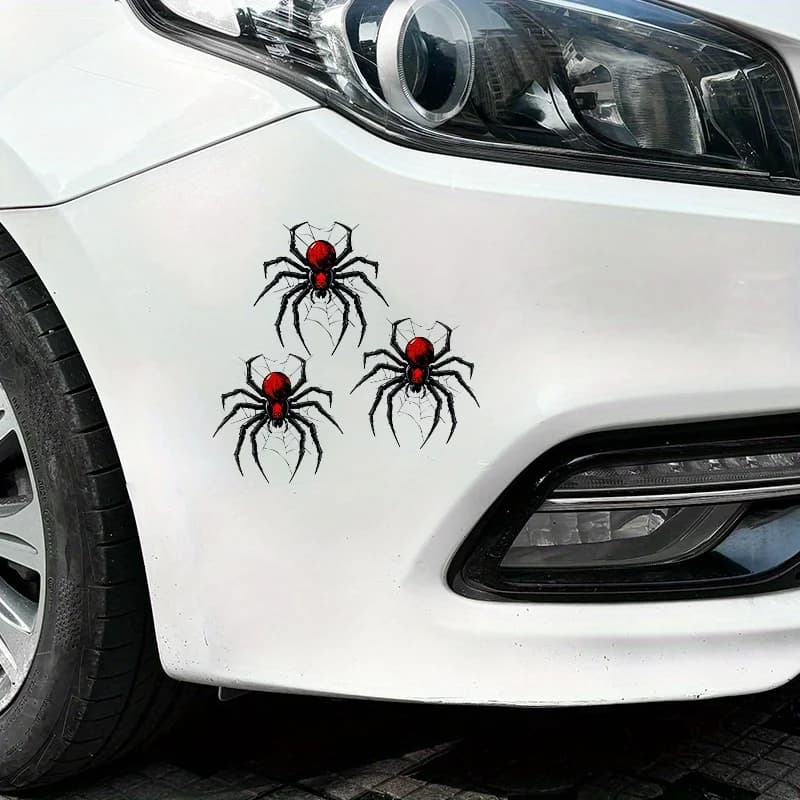 Adesivi in vinile impermeabili per pannelli laterali moto, coperture serbatoio e parabrezza - Adesivi moto Spider